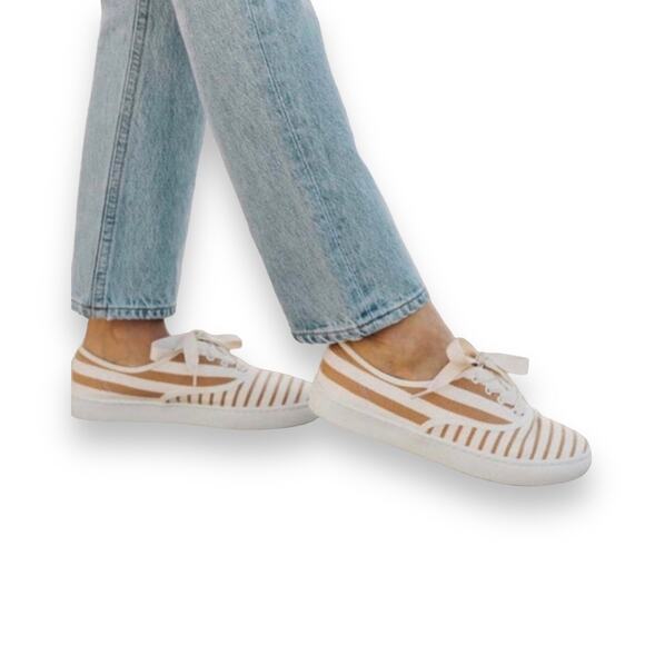 Soludos Shoes - Saludos Marin striped lace up sneaker NEW